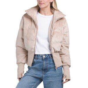 UNREAL FUR Taupe New Amsterdam Puffer Jacket